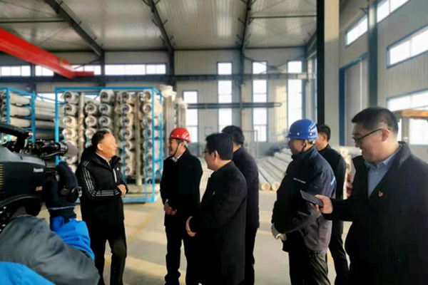 北票市委書記張秀軍走進(jìn)一諾環(huán)境產(chǎn)業(yè)園，踐行“不忘初心、牢記使命”主題教育